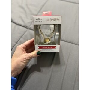 Hallmark Harry Potter 2024 Golden Snitch‎ Christmas Ornament NEW